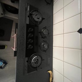 Broken glass top After replacement